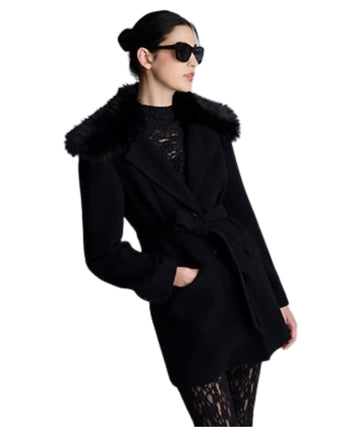 KENNETH COLE Women Fur Neck Jacket