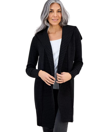 STYLE & CO Women Hooded Cardigan
