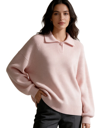 AMERICAN EAGLE Women Polo Neck T-Shirt