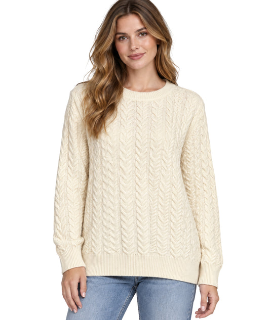 ON 34TH Women Ribbed Trim T-Shirt