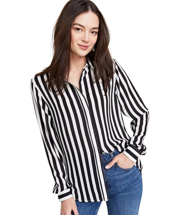 ON 34TH Women Vertically Stripped Shirt