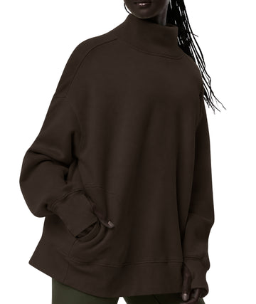 AMERICAN EAGLE Women Cloud Fleece Oversized Sweatshirt