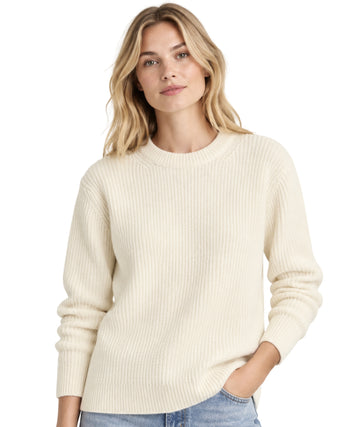 AMERICAN EAGLE Women Ribbed Long Sleeve T-Shirt