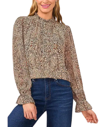 CECE Women Leopard Print T-Shirt