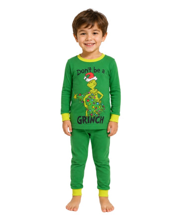 DR.SEUSS Boy Festive Grinch Character T-Shirt