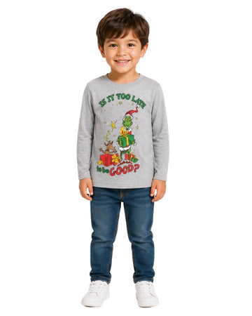 DR.SEUSS Boy Festive Grinch T-Shirt