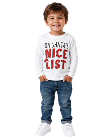 CARTER'S Baby Boys On Santa’s Nice List T-Shirt