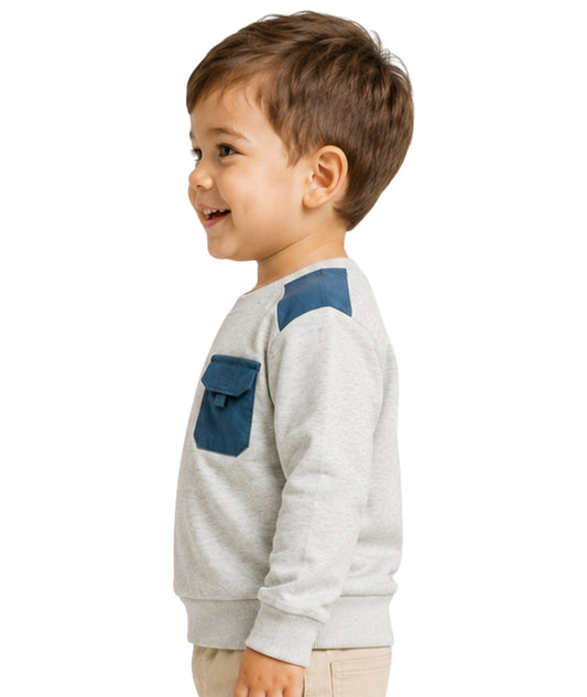 LITTLE LAD Baby Boys Designed T-SHirt