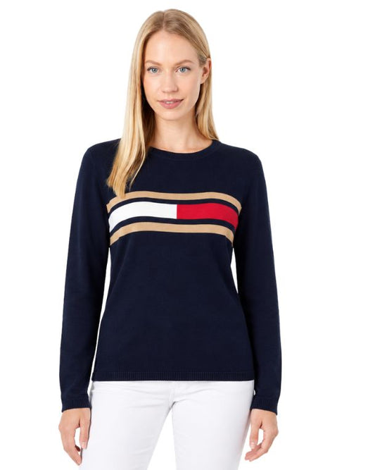 TOMMY HILFIGER Women Horizontal Stripe T-Shirt