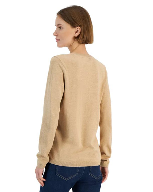 TOMMY HILFIGER Women  Leaf Graphic  Sweater