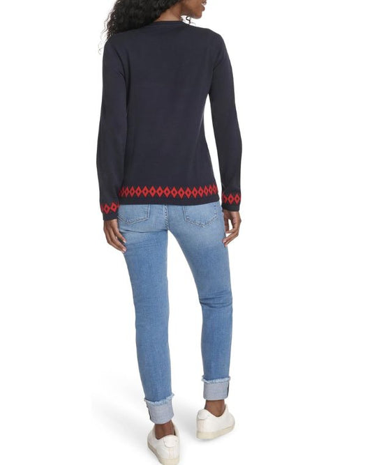 TOMMY HILFIGER Women Diamond Pattern Sweater