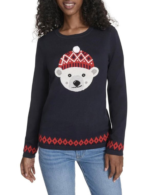 TOMMY HILFIGER Women Diamond Pattern Sweater