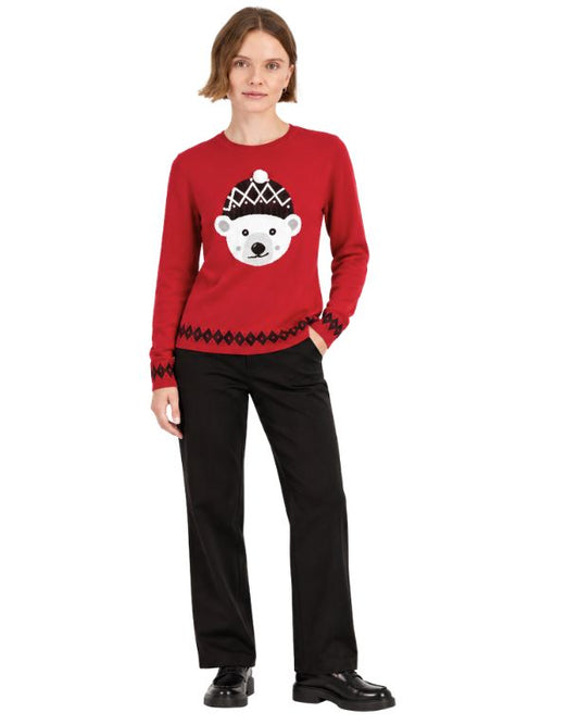 TOMMY HILFIGER Women Diamond Pattern Sweater