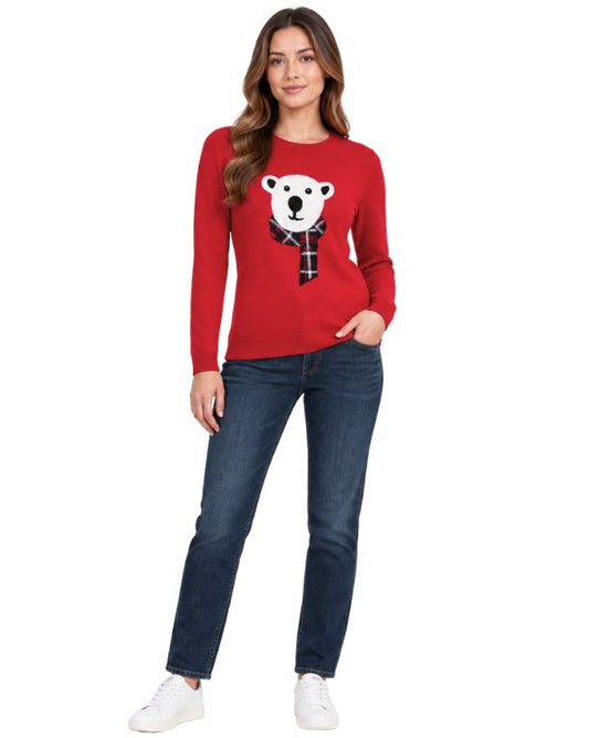 TOMMY HILFIGER Women Bear Graphic Sweater