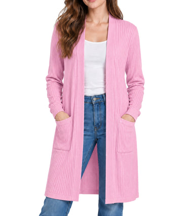 JUICY COUTURE Women Feminine Ribbed Cardigan