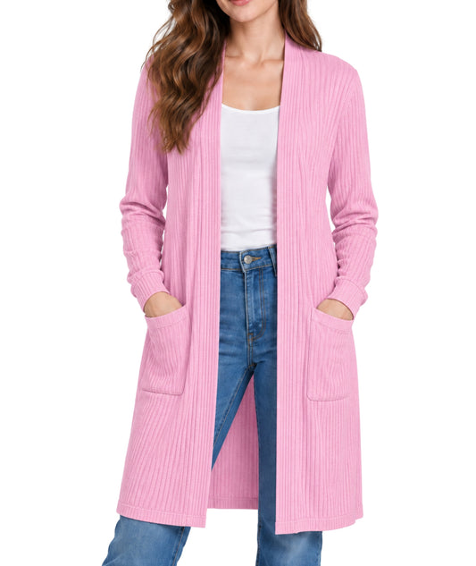 JUICY COUTURE Women Feminine Ribbed Cardigan