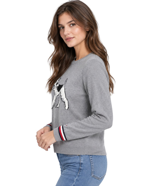 TOMMY HILFIGER Women Dog Print T-Shirt
