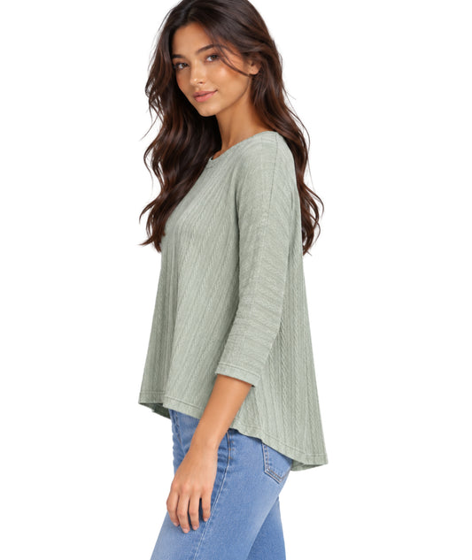 ENCUENTRO Women Quarter Sleeve T_Shirt