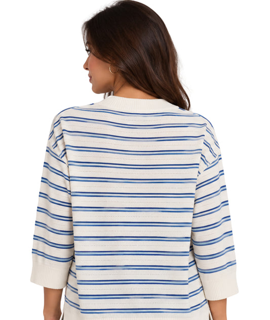 ENCUENTRO Women Stripped T-Shirt