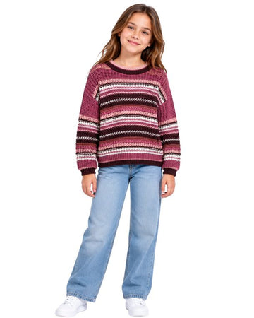 THEREABOUTS Girl Striped Knit Sweater