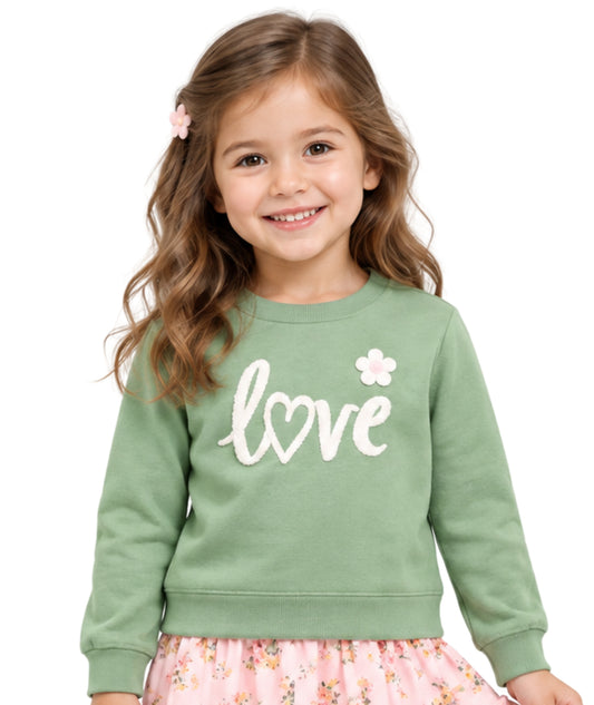 LILT Kids Girls Soft Long Sleeve T-Shirt