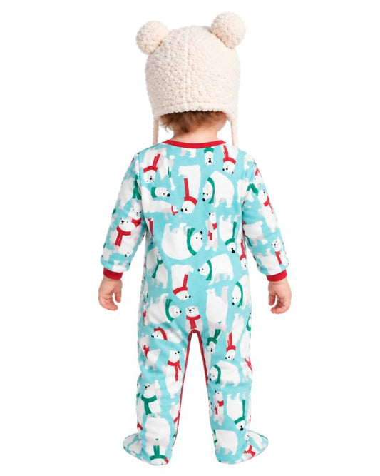 NORTH POLE Baby Boys Polar Bear Overall