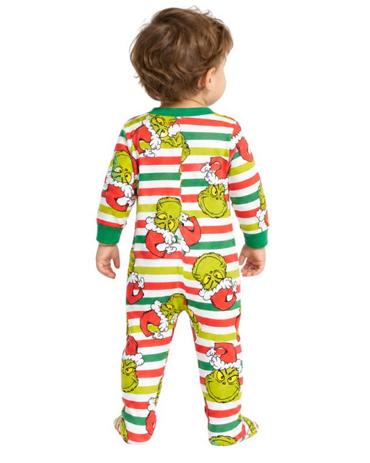 DR.SEUSS Baby Boys Grinch Character Print Jumpsuit