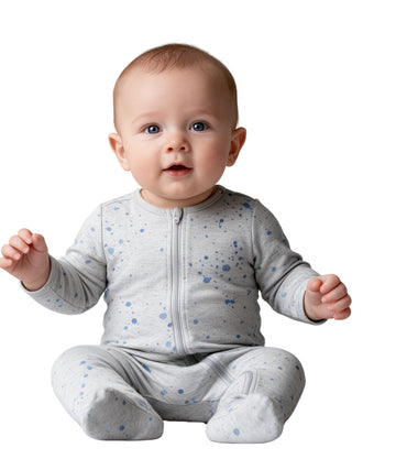 ROCKETS OF AWESOME MINI Baby Boys Dots Overall
