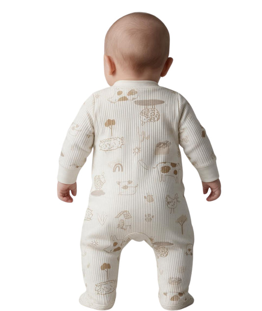 CARTER'S Baby Boys Animal Print Jumpsuit