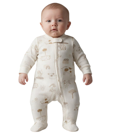 CARTER'S Baby Boys Animal Print Jumpsuit