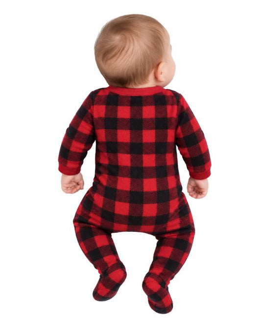KOALA Baby Boys Buffalo Plaid Pattern Bodysuit