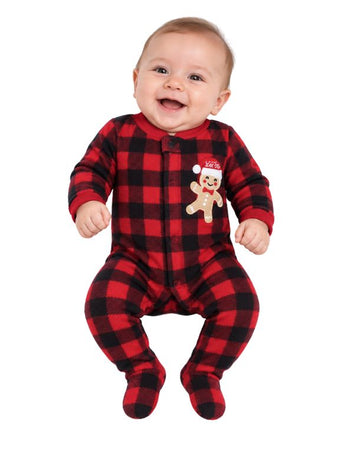 KOALA Baby Boys Buffalo Plaid Pattern Bodysuit