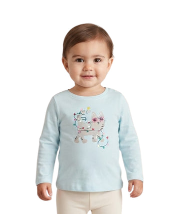 OKIE DOKIE Baby Girls Soft Long Sleeve T-Shirt