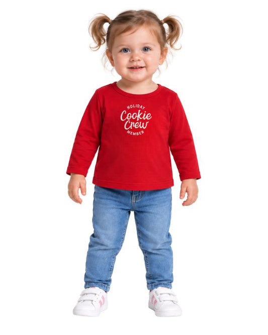 OKIE DOKIE Baby Girls Cookie Crew Member T-Shirt