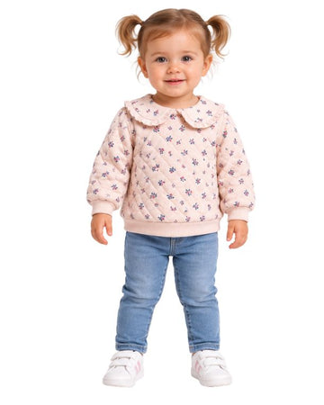 CATHERINE MALANDRINO Baby Girls Floral T-Shirt
