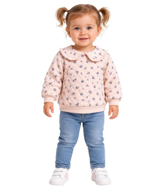 CATHERINE MALANDRINO Baby Girls Floral T-Shirt