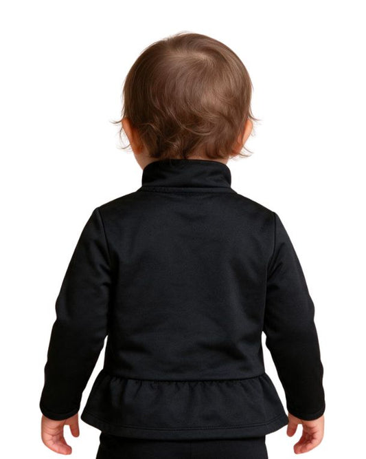 NIKE Baby Girls Peplum Ruffled Hem Jacket