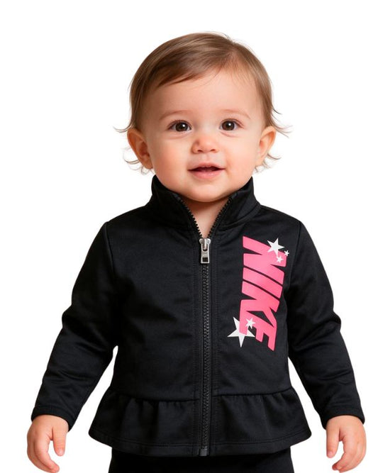 NIKE Baby Girls Peplum Ruffled Hem Jacket