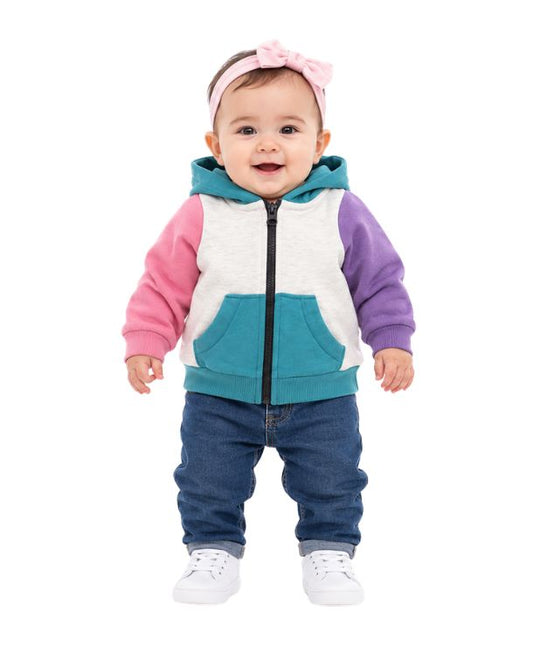 OKIE DOKIE Baby Girls Comfortable Regular Fit Jacket