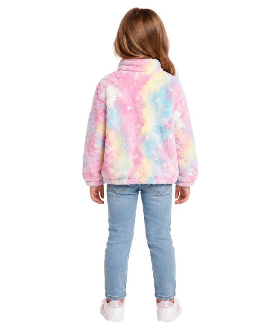 Girls Plush Fleece Fabric Jacket