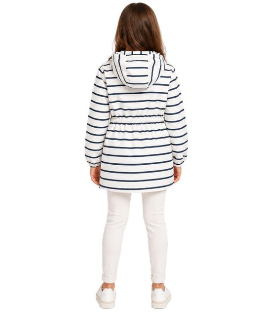 KIABI Girls Horizontal Stripe Design Jacket