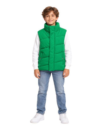 FOREVER 21 Boys Warm Quilted Padded Vest