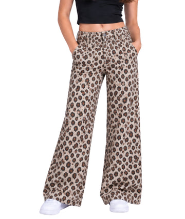 ONLY Kids Girls Leopard Print Pant