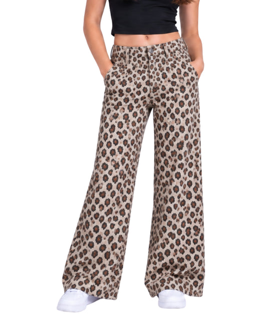 ONLY Kids Girls Leopard Print Pant