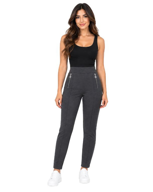 ENCUENTRO Women Vertical Seam Details Pant