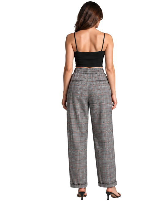 ENCUENTRO Women Plaid Pant