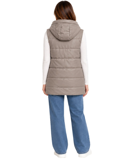 ENCUENTRO Women Hooded Puffer Vest