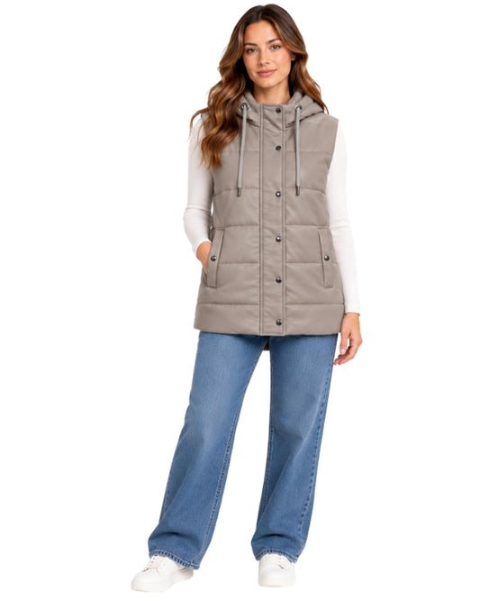 ENCUENTRO Women Hooded Puffer Vest