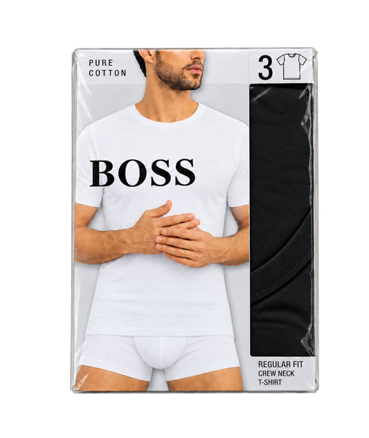BOSS Men Pure Cotton Undershirt 3 Pcs