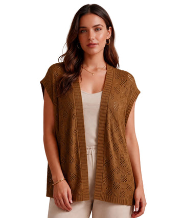 ENCUENTRO Women Crochet Cardigan